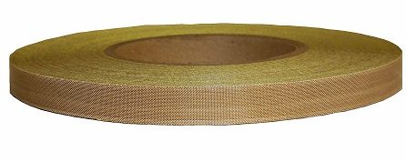 1-1/2 wide PTFE Fabric Tape with 1/2 non-sticky Zone down the